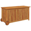 Putekasse med hjul 113x50x58 cm heltre akasie