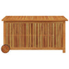 Putekasse med hjul 113x50x58 cm heltre akasie