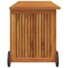 Putekasse med hjul 113x50x58 cm heltre akasie