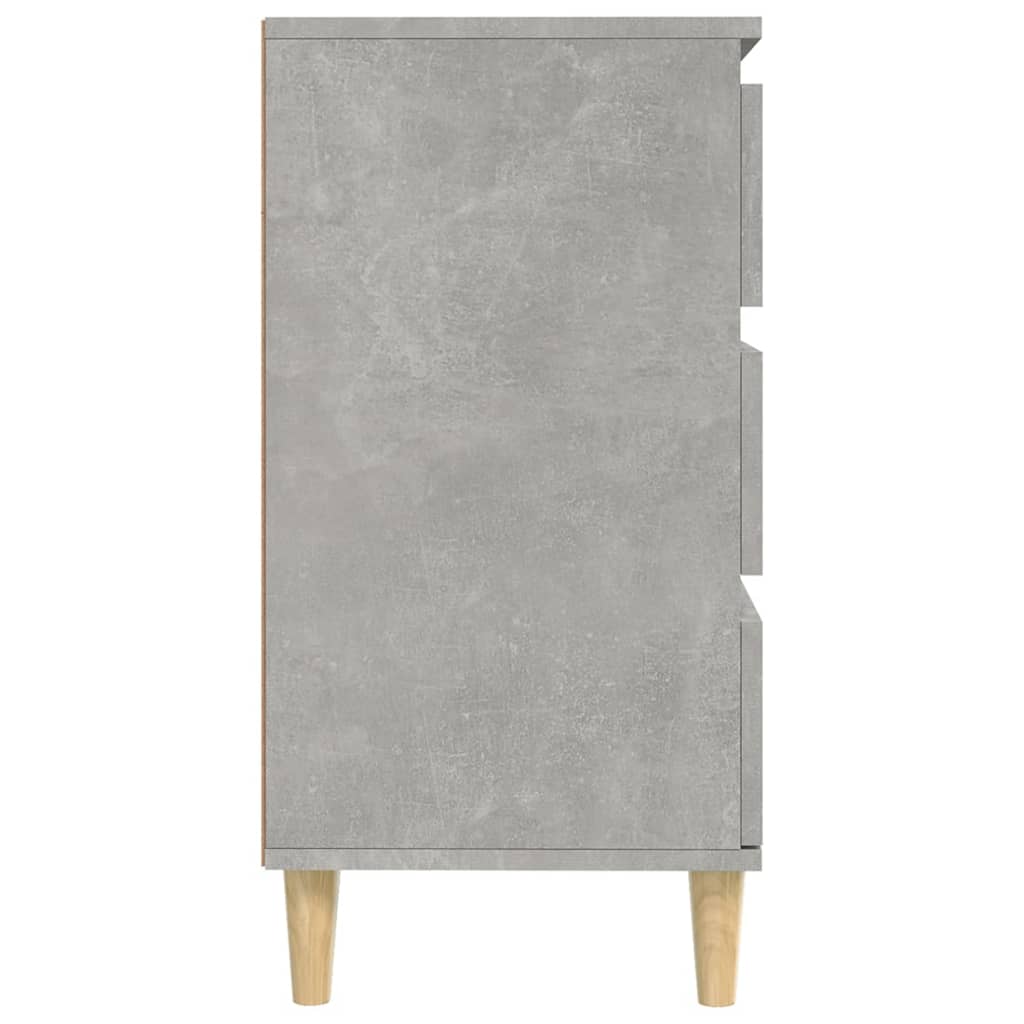Skjenk betonggrå 60x35x70 cm konstruert tre