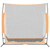 Golfnett svart og oransje 215x107x216 cm polyester