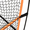 Golfnett svart og oransje 215x107x216 cm polyester