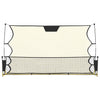 Football stoppnett svart og gul 183x85x120 cm polyester