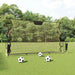 Football stoppnett svart og gul 183x85x120 cm polyester