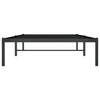 Sengeramme i metall svart 100x200 cm