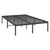 Sengeramme i metall svart 120x200 cm