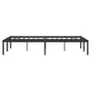 Sengeramme i metall svart 120x200 cm