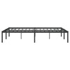 Sengeramme i metall svart 140x190 cm
