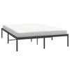 Sengeramme i metall svart 160x200 cm