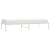 Sengeramme i metall hvit 90x200 cm