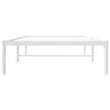 Sengeramme i metall hvit 90x200 cm