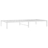Sengeramme i metall hvit 100x200 cm
