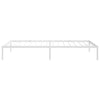 Sengeramme i metall hvit 100x200 cm