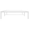 Sengeramme i metall hvit 107x203 cm