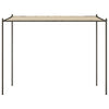 Festtelt beige 3x3 m 180 g/m² stoff og stål