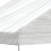 Paviljong med tak hvit 2,28x2,23x2,69 m polyetylen