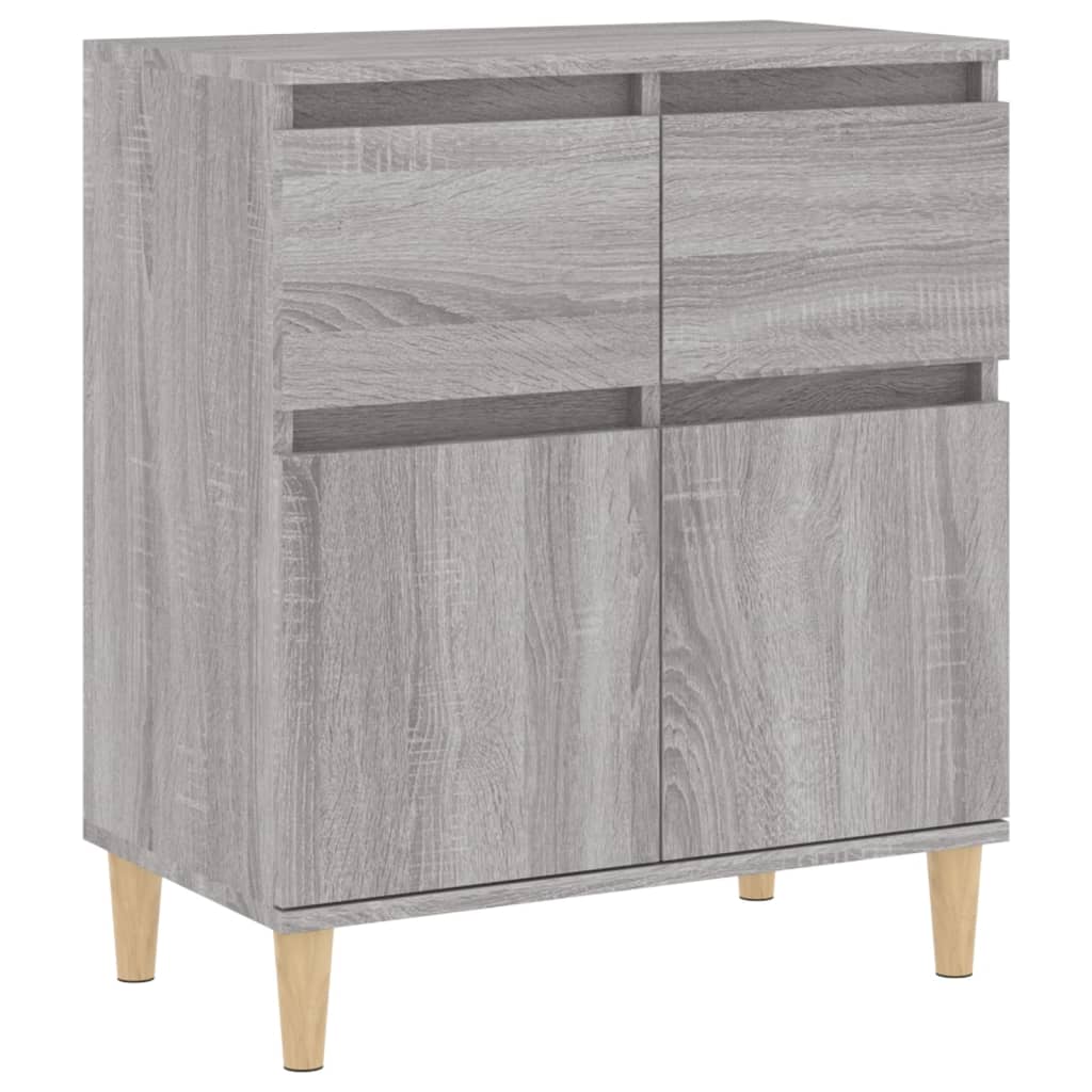 Skjenk grå sonoma 60x35x70 cm konstruert tre