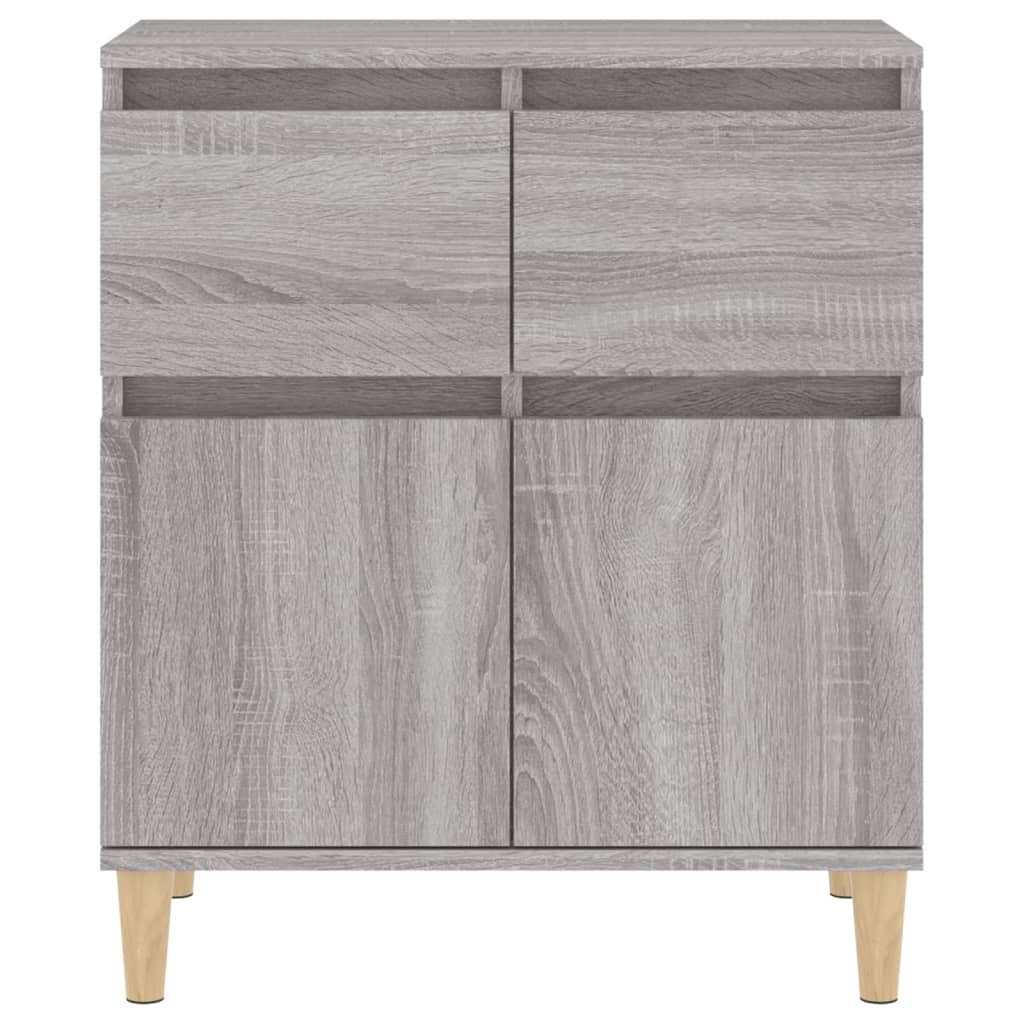 Skjenk grå sonoma 60x35x70 cm konstruert tre