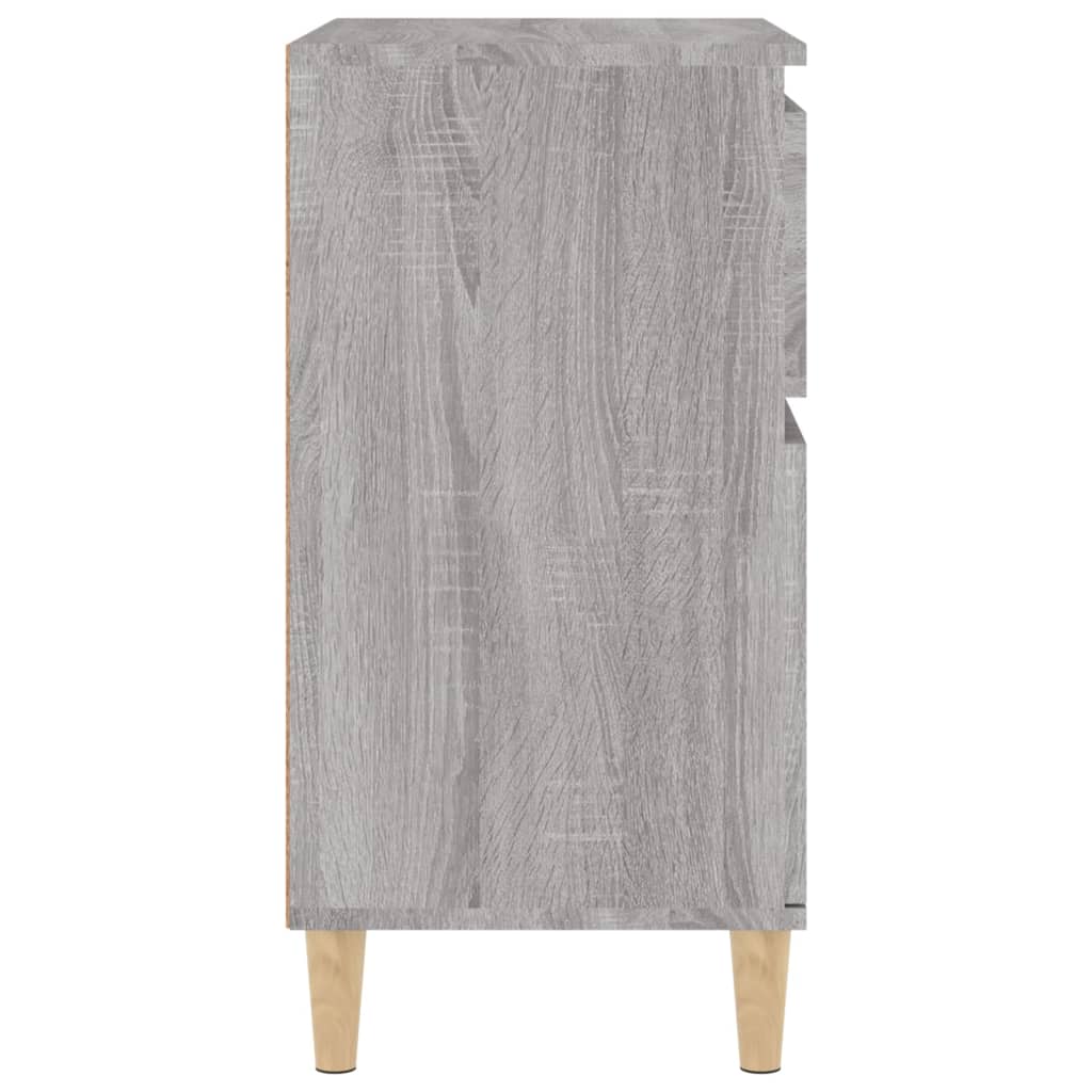 Skjenk grå sonoma 60x35x70 cm konstruert tre
