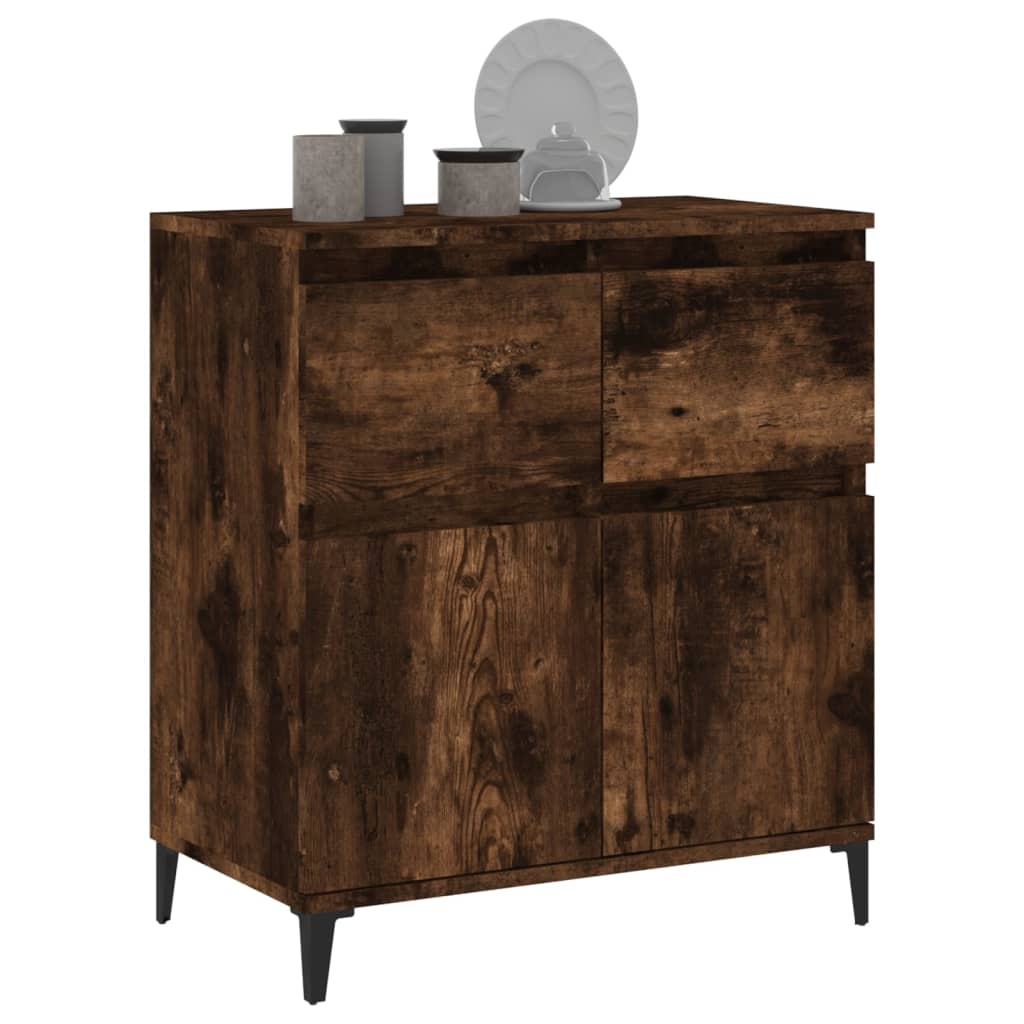 Skjenk røkt eik 60x35x70 cm konstruert tre