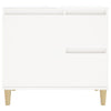 Baderomsskap hvit 65x33x60 cm konstruert tre