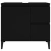 Baderomsskap svart 65x33x60 cm konstruert tre