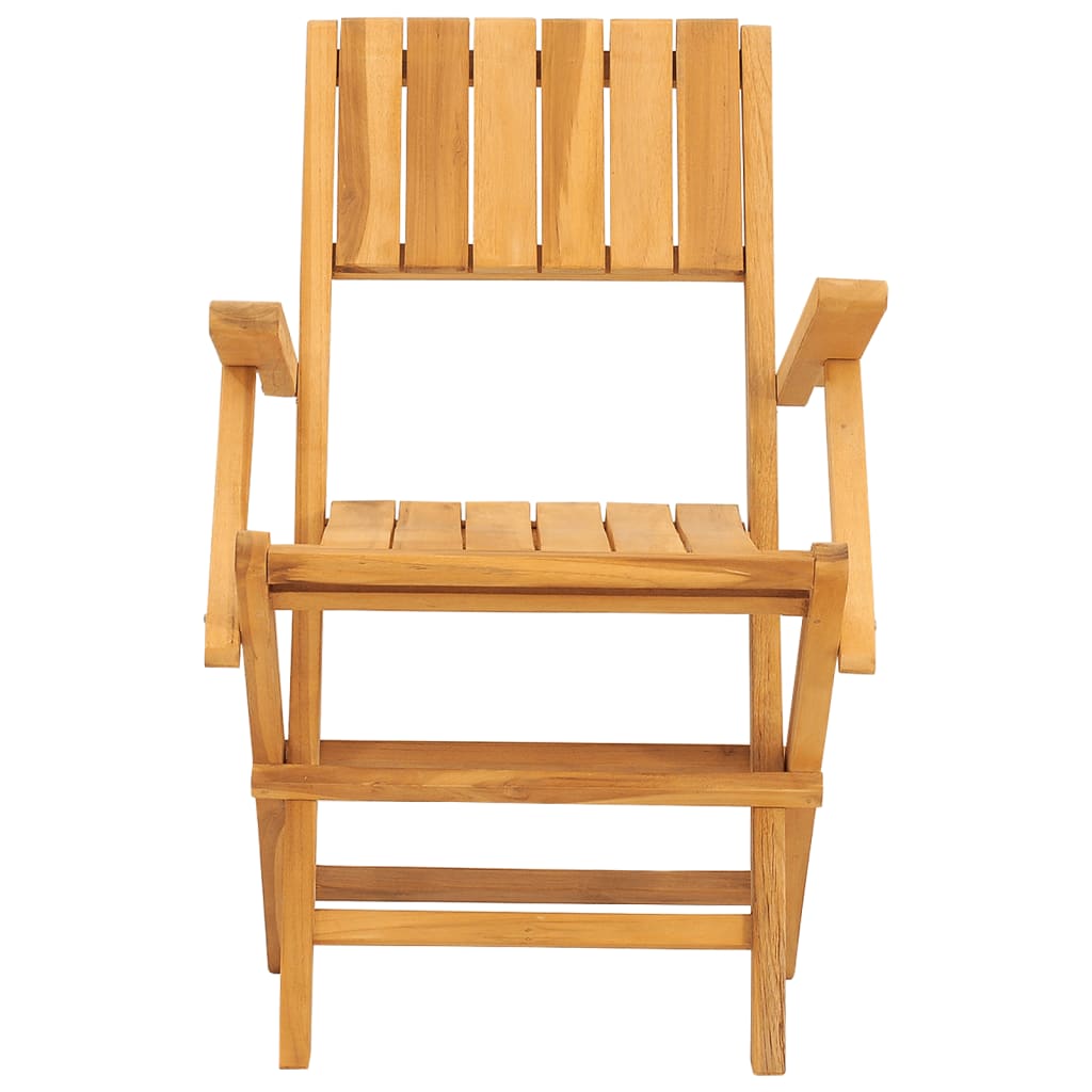 Klappstoler 2 stk 55x61x90 cm heltre teak