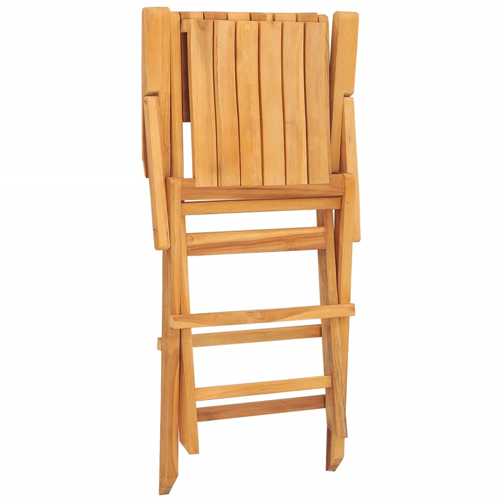 Klappstoler 2 stk 55x61x90 cm heltre teak