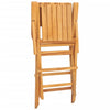 Klappstoler 2 stk 55x61x90 cm heltre teak