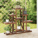 Blomsterstativ 110x25x96 cm heltre gran