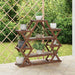 Blomsterstativ 110x25x105 cm heltre gran
