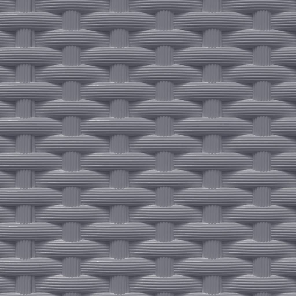 Plantekasser 2 stk blågrå 30x30x37 cm polypropylen