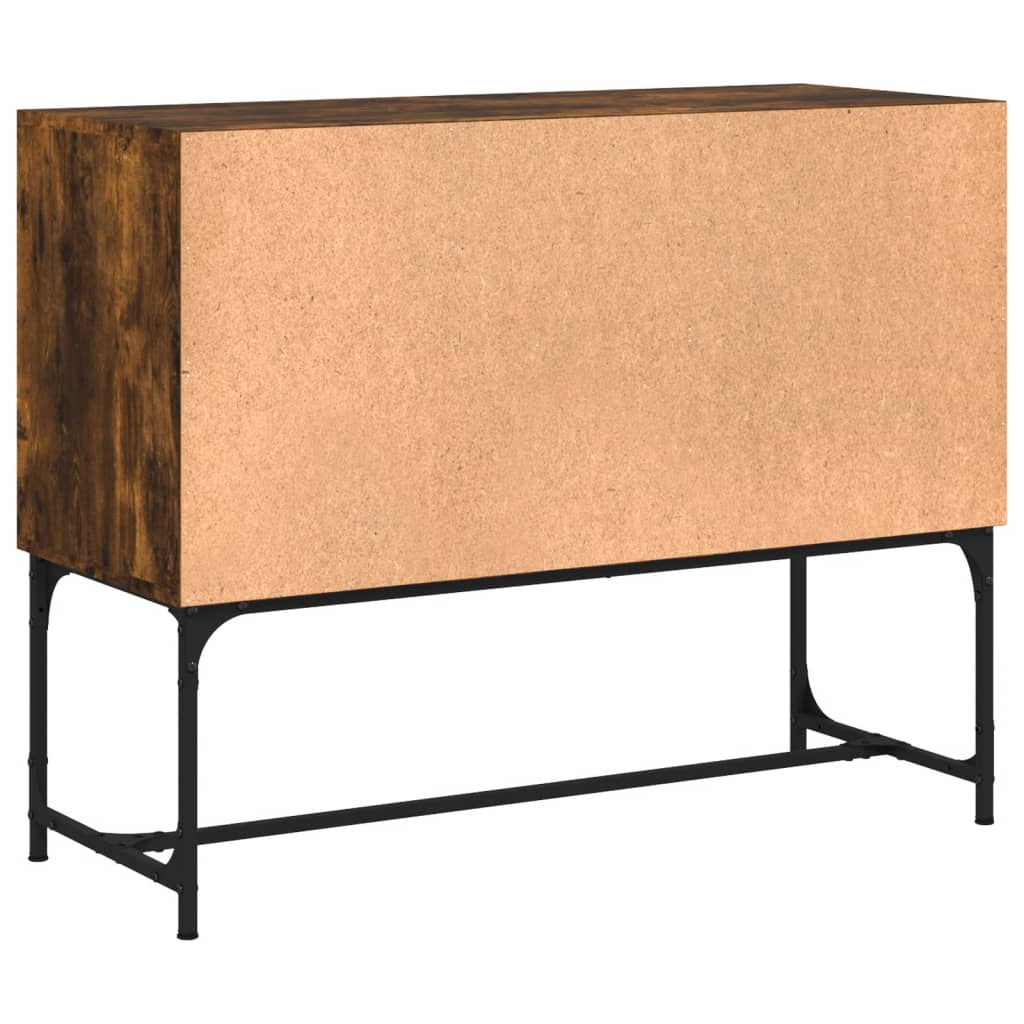 Skjenk røkt eik 100x40x79,5 cm konstruert tre