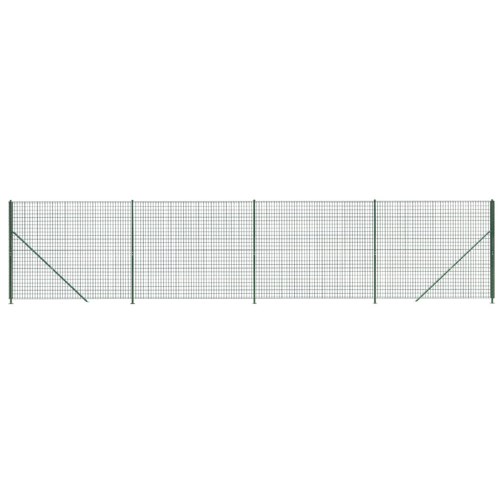 Nettinggjerde med flens grønn 2,2x10 m