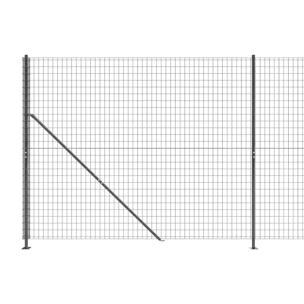 Nettinggjerde med flens antrasitt 2x10 m