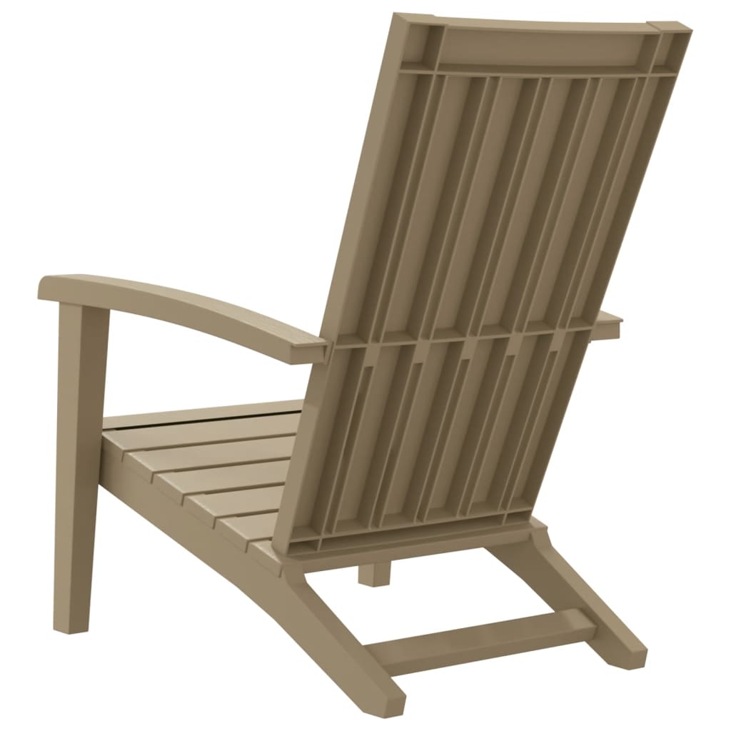 Adirondack hagestol brun polypropylen