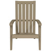 Adirondack hagestoler 2 stk lysebrun polypropylen