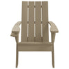 Adirondack hagestol lysebrun 75x88,5x89,5 cm polypropylen