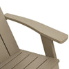 Adirondack hagestol lysebrun 75x88,5x89,5 cm polypropylen