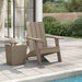 Adirondack hagestol lysebrun 75x88,5x89,5 cm polypropylen