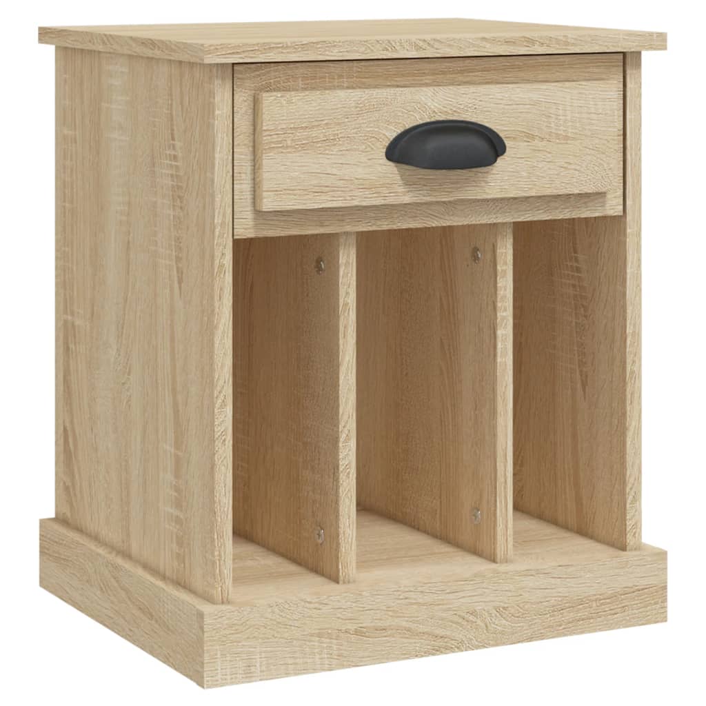 Nattbord 2 stk sonoma eik 43x36x50 cm