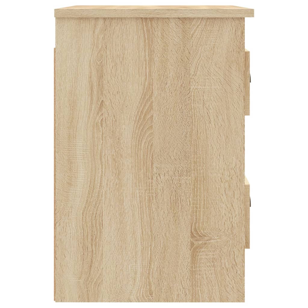 Veggmontert nattbord sonoma eik 41,5x36x53 cm
