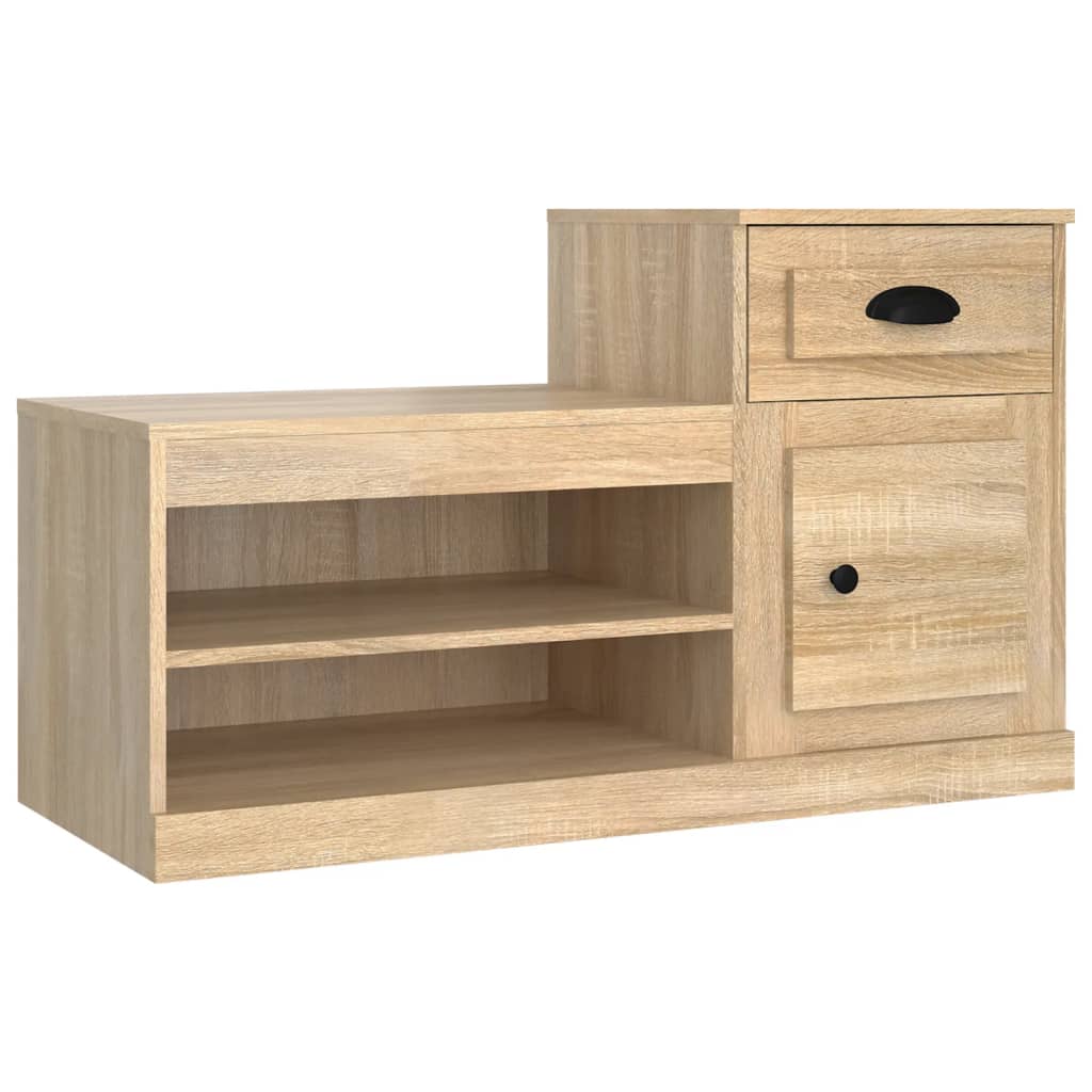 Skoskap sonoma eik 100x42x60 cm konstruert tre