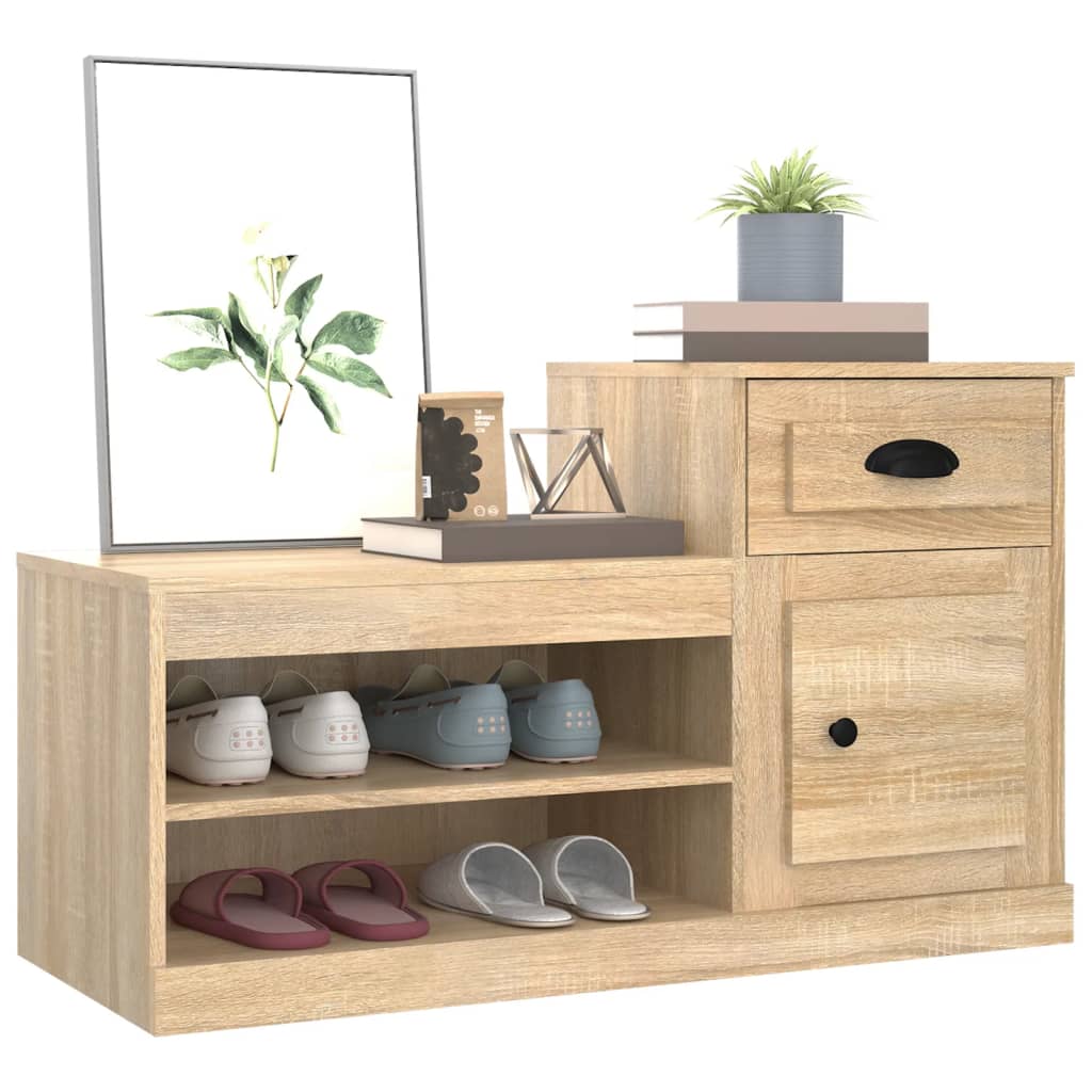 Skoskap sonoma eik 100x42x60 cm konstruert tre