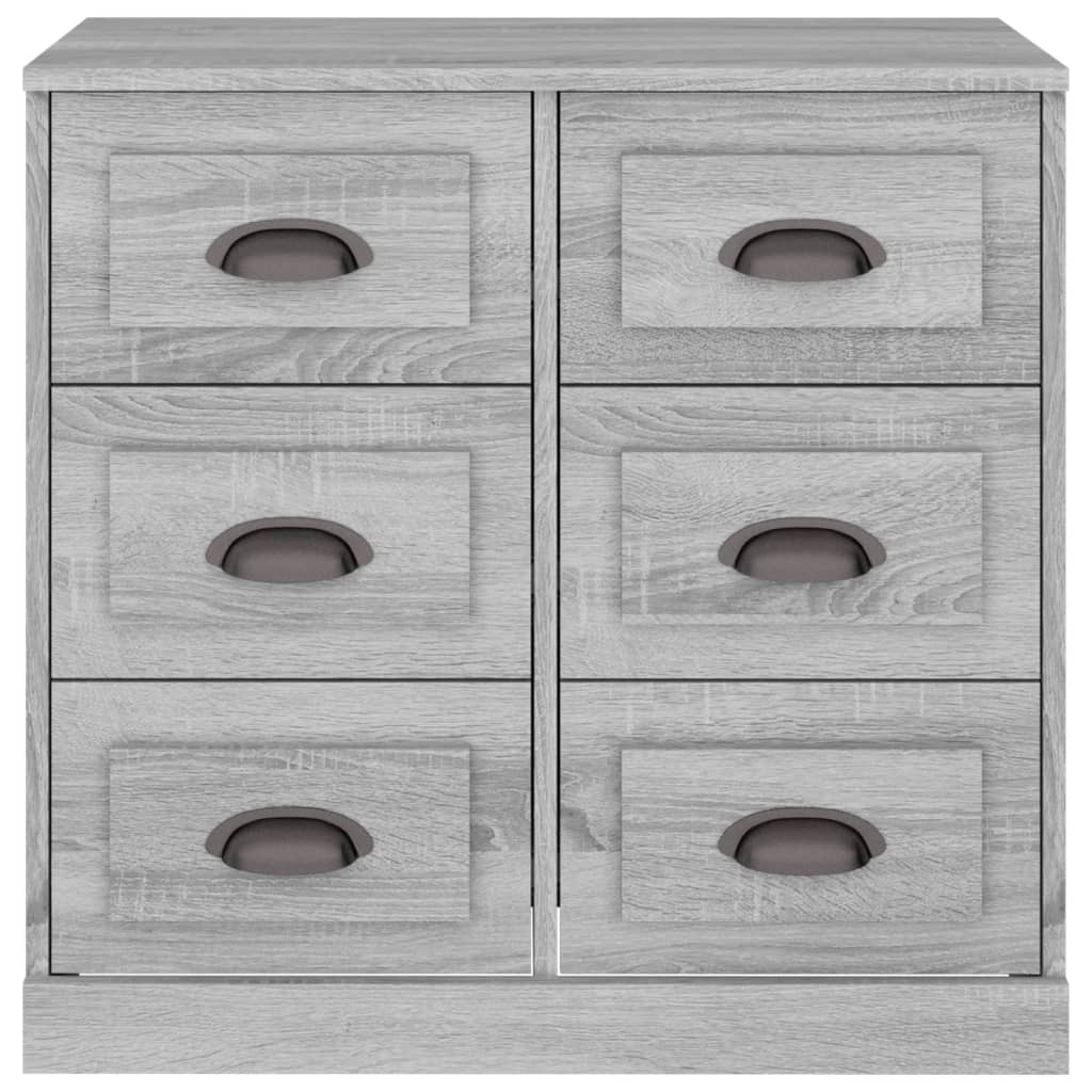 Skjenk grå sonoma 70x35,5x67,5 cm konstruert tre