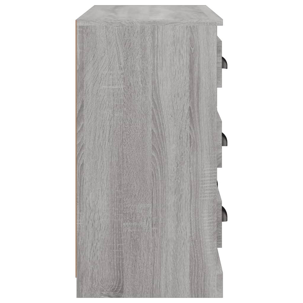 Skjenk grå sonoma 70x35,5x67,5 cm konstruert tre