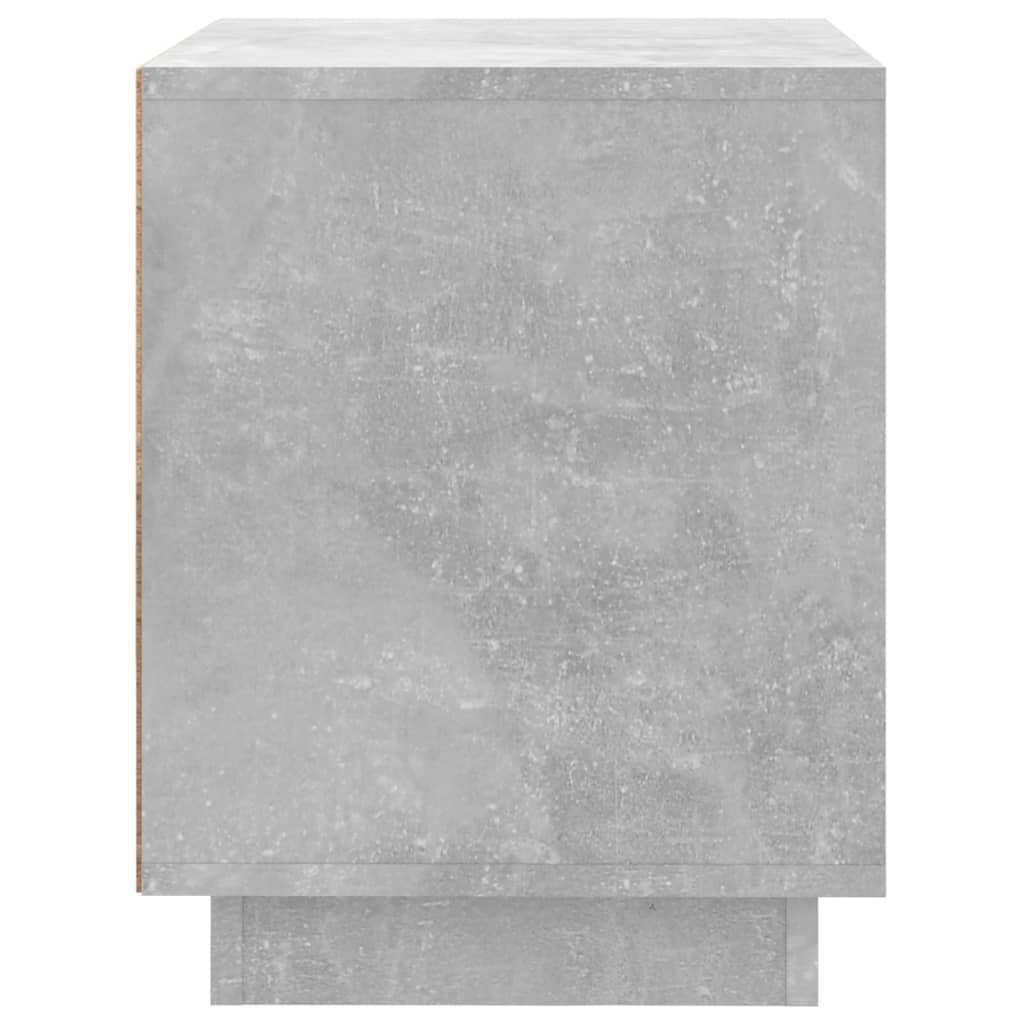 Nattbord betonggrå 44x35x45 cm konstruert tre