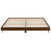 Sengeramme uten madrass madrass brun eik 200x200 cm