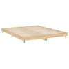 Sengeramme uten madrass sonoma eik 120x200 cm konstruert tre