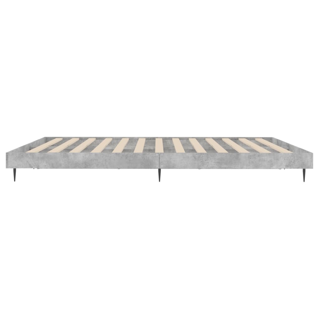 Sengeramme betonggrå 120x200 cm konstruert tre